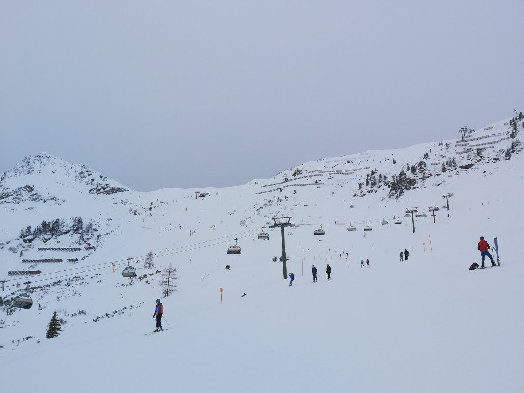 Nach einer kleinen Pause zum Futtern wurde die Bodensicht schlechter und die Sonne zog sich wieder zurück. Eine zweite Runde wurde noch gefahren und um halb Drei ließen wir es dann gut sein.