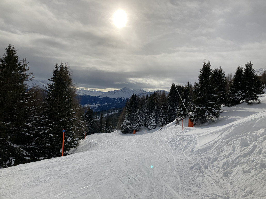 55a. Immer wieder schien die Sonne. Die Bodensicht war bis auf kurze Sequenzen stets gut.