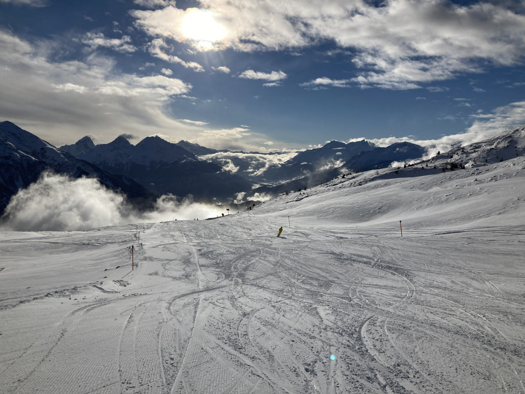 Piste vom Lavoz Richtung Alp,Nova