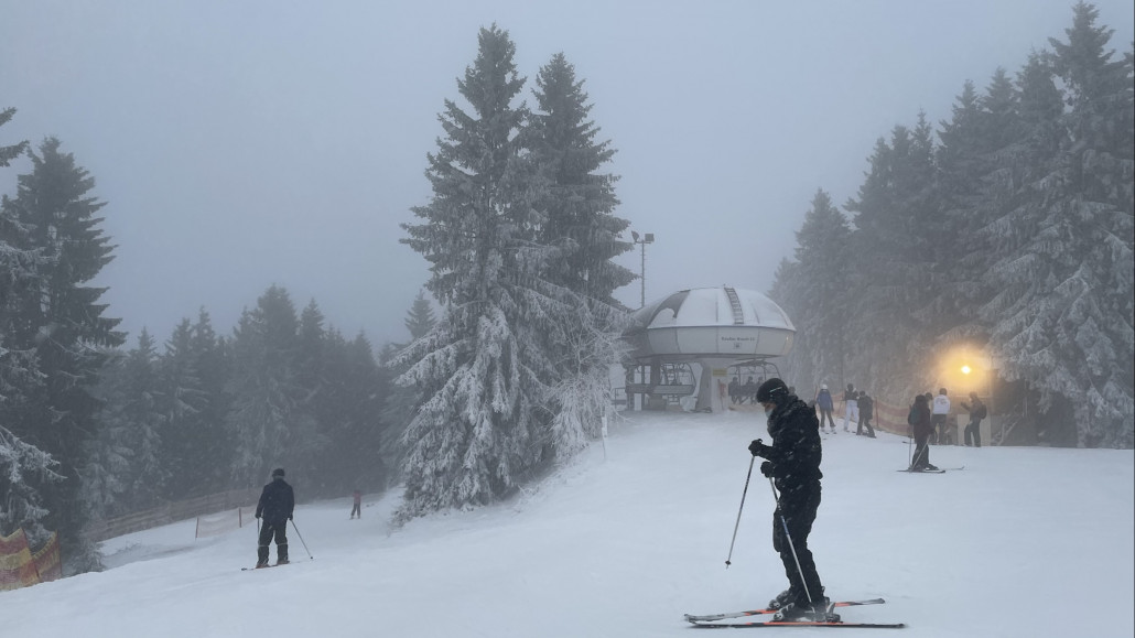 Gegen 16 Uhr wurde es langsam wirklich sehr düster und die Konturen verschwanden