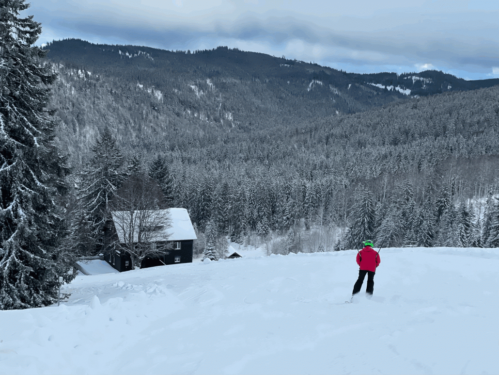 Pisten auf am Nachmittag noch OK bis gut. Man muss das Weiche aber mögen. Mit Riesenslalomski wahrscheinlich nicht was man sucht ...