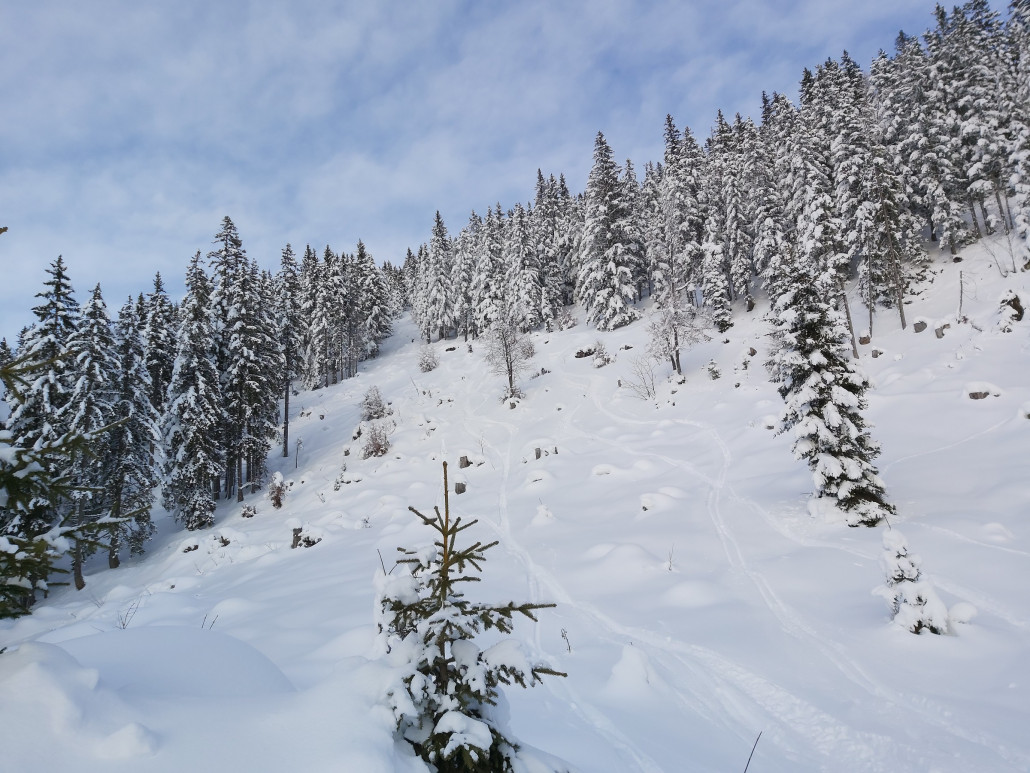 Bei der dritten Fahrt fand eine Gruppe meine Spur, mist!