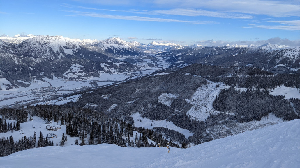 Gipfelblick Kaibling nach Osten