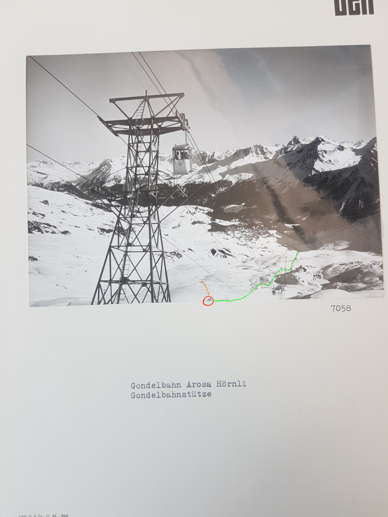 Hörnlibahn kurz nach der Eröffnung (Ende 1963)