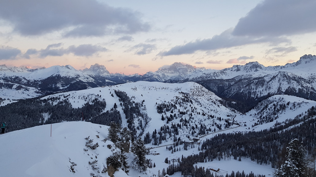 Zum Abschluss nochmal Boé mit Abendrot