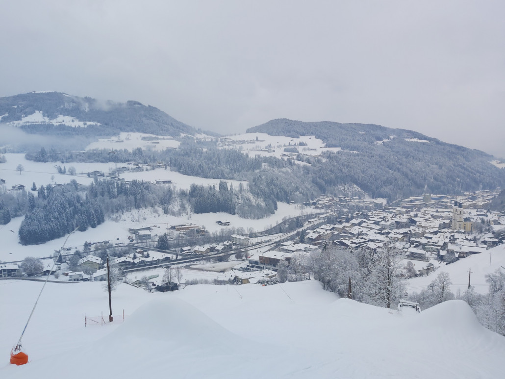Es reicht schon, wird bald öffnen runter nach Hopfgarten.
