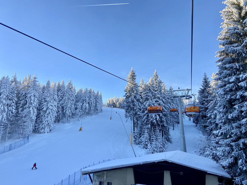 Erste Auffahrt mit der 4KSBDamska