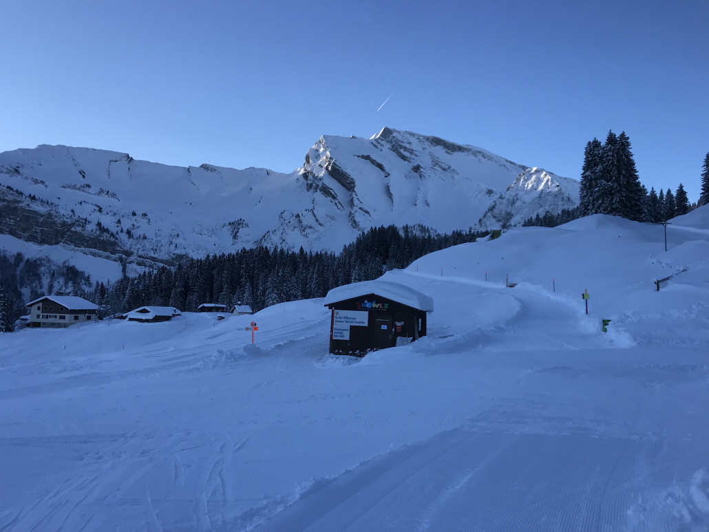 Auf Stockhütte tiefster Winter