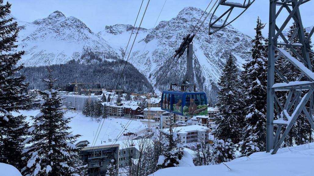 Weisshornbahn über Arosa