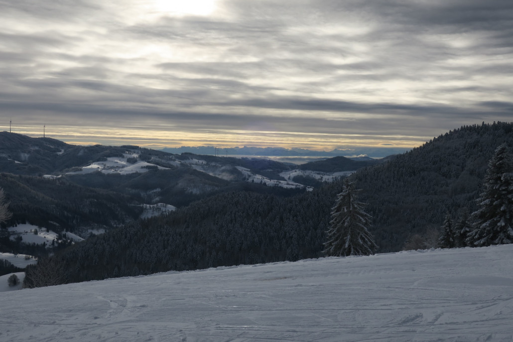 Tolle Alpen-Fernsicht