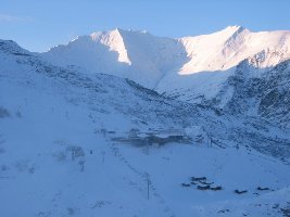 Sommerbergalm im Winterkleid