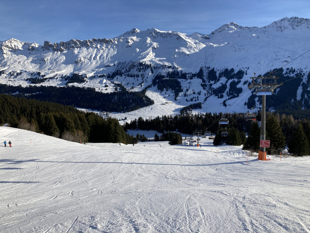 Unterhalb des Restaurants Alp Stätz. Dieser Abschnitt war auch heute wieder sehr gut.