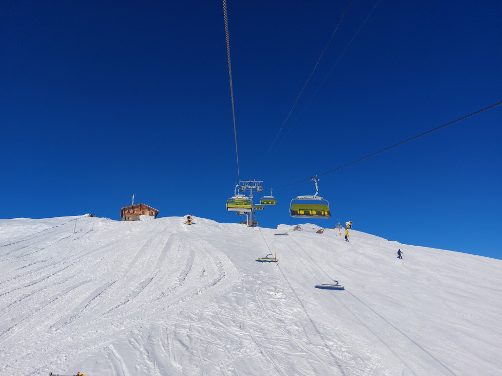Lauberhorn-Abfahrt in Arbeit