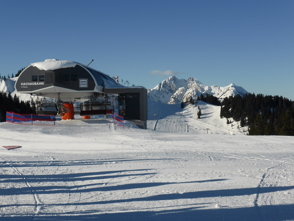 die Hachaubahn, erschließt einen Anfängerbereich. Macht keine 100 HM.