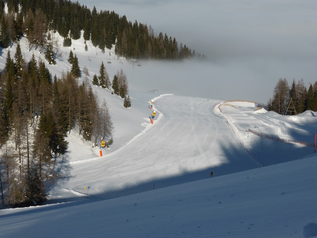 die Nebelschwaden, die immer etwas wanderten, waren ein kleiner Spielverderber