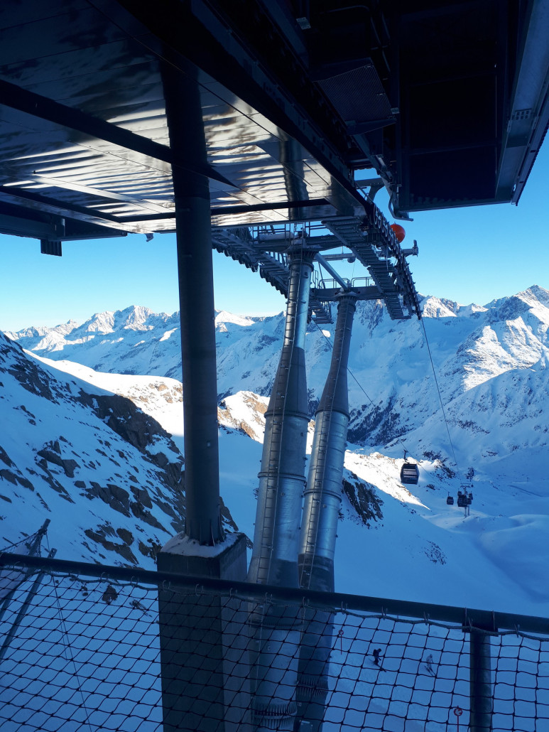 Bergstation Einfahrt