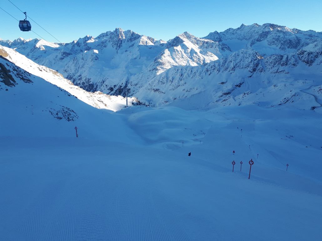 Recht bald eine normale Piste