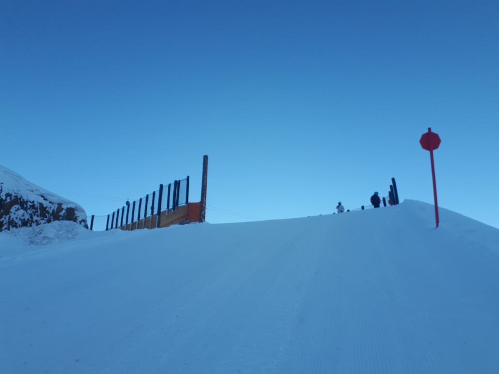 Auch nach der Brücke keine nennenswerte Kurve
