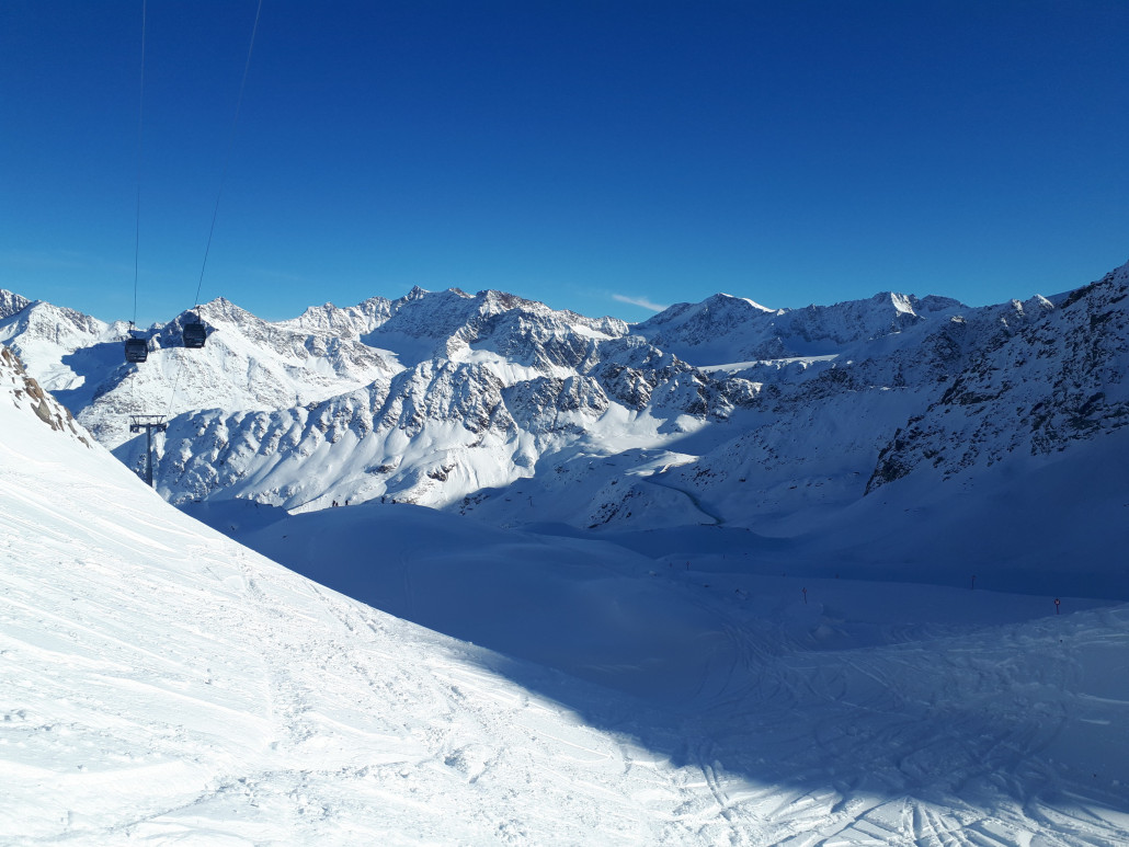 Starthang nach unten gesehen