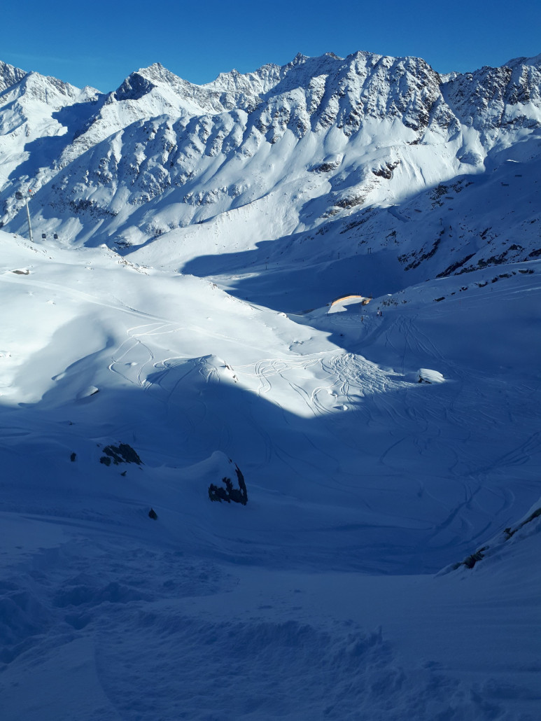 Weiter in einer engeren Rinne