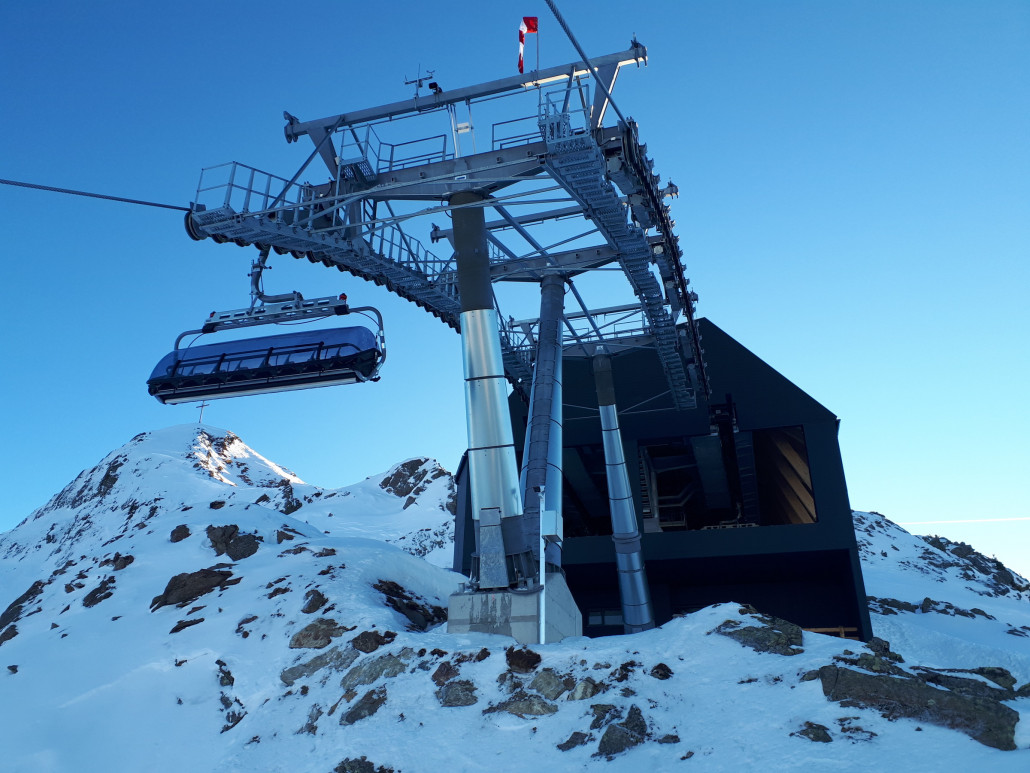 Einfahrt Bergstation