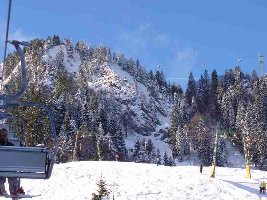 auch kultig- hoch oben die Brauneck Bahn