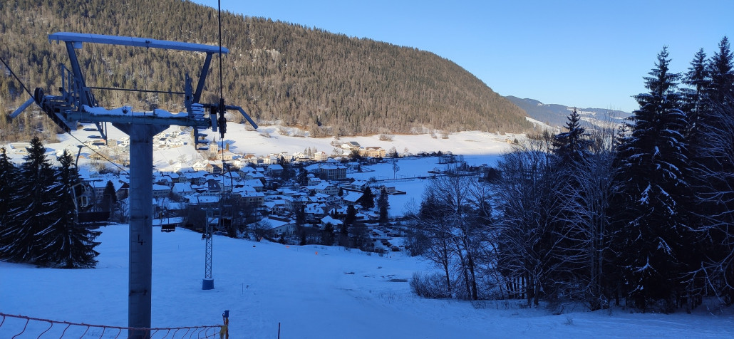 Talabfahrt kurz vor der Talstation