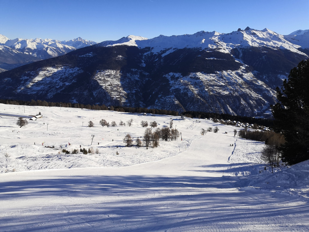 Auf den Pisten hatte man (fast) immer mehr als genügend Platz.