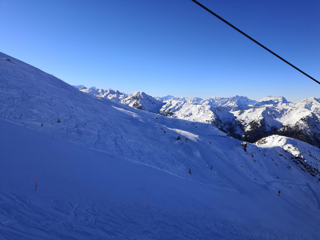 Auf dem elend langsamen Greppon Blanc 3