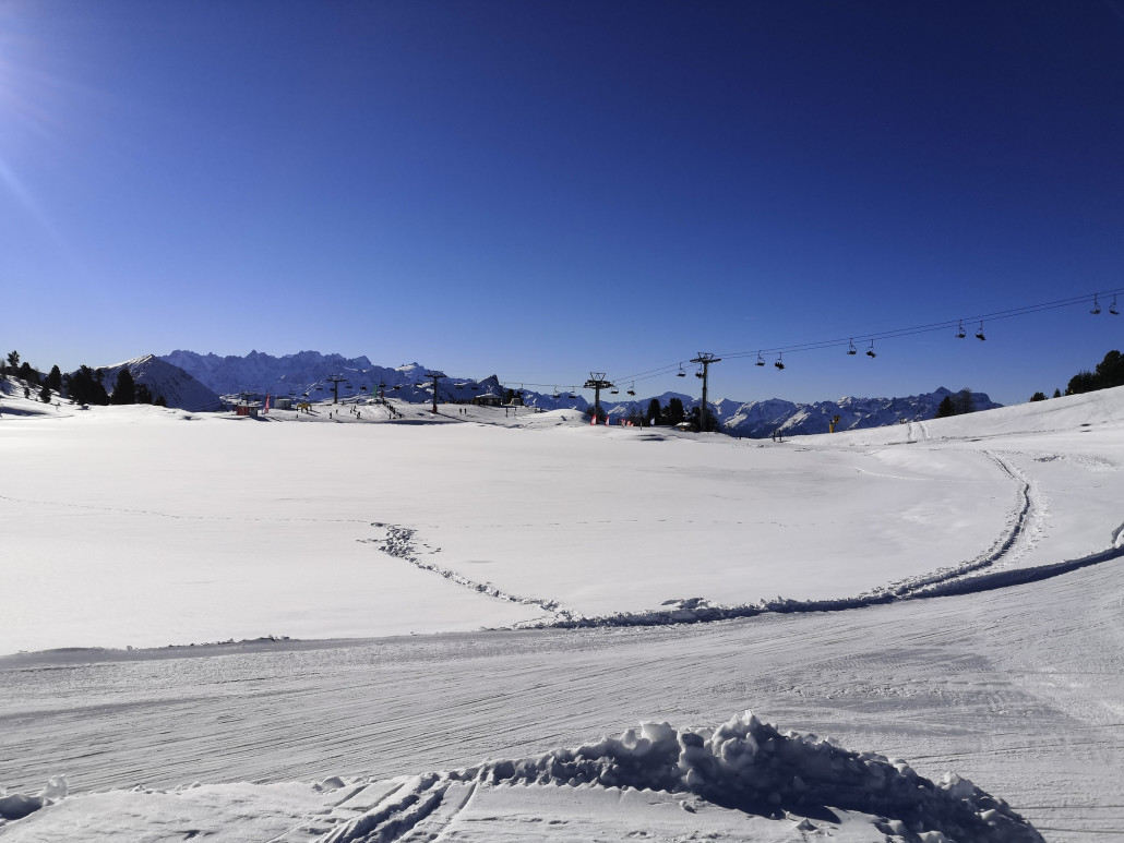 Gefrorener See bei Tracouet