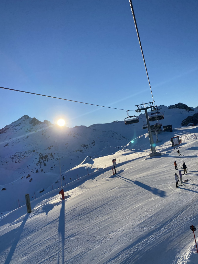 Morgens die erste Fahrt im F1