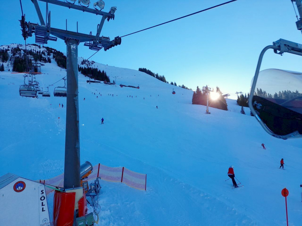 Im Schatten blieb es ganztags recht hart (Keat Richtung Hexen 6er Bergstation)