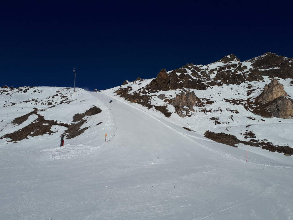 Rückblick - unten heraus heute etwas steinig
