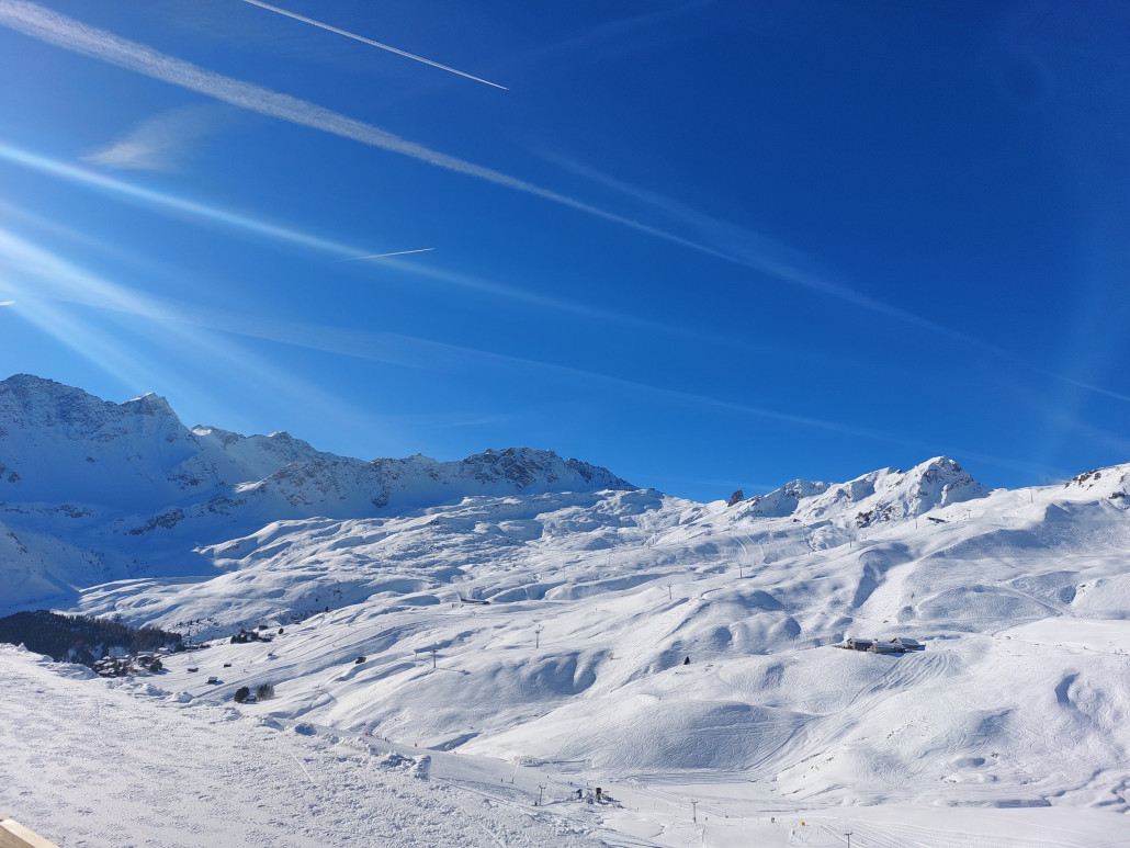 winterliches Arosa im Teilbetrieb