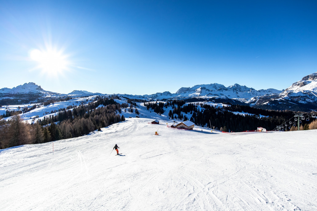Weiter geht's in Alta Badia in Richtung Sella Ronda Orange.