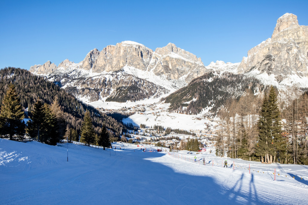 Zunächst geht es nach Corvara.