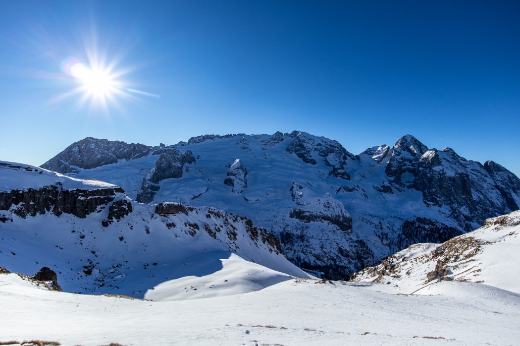Blick auf die Marmolada.