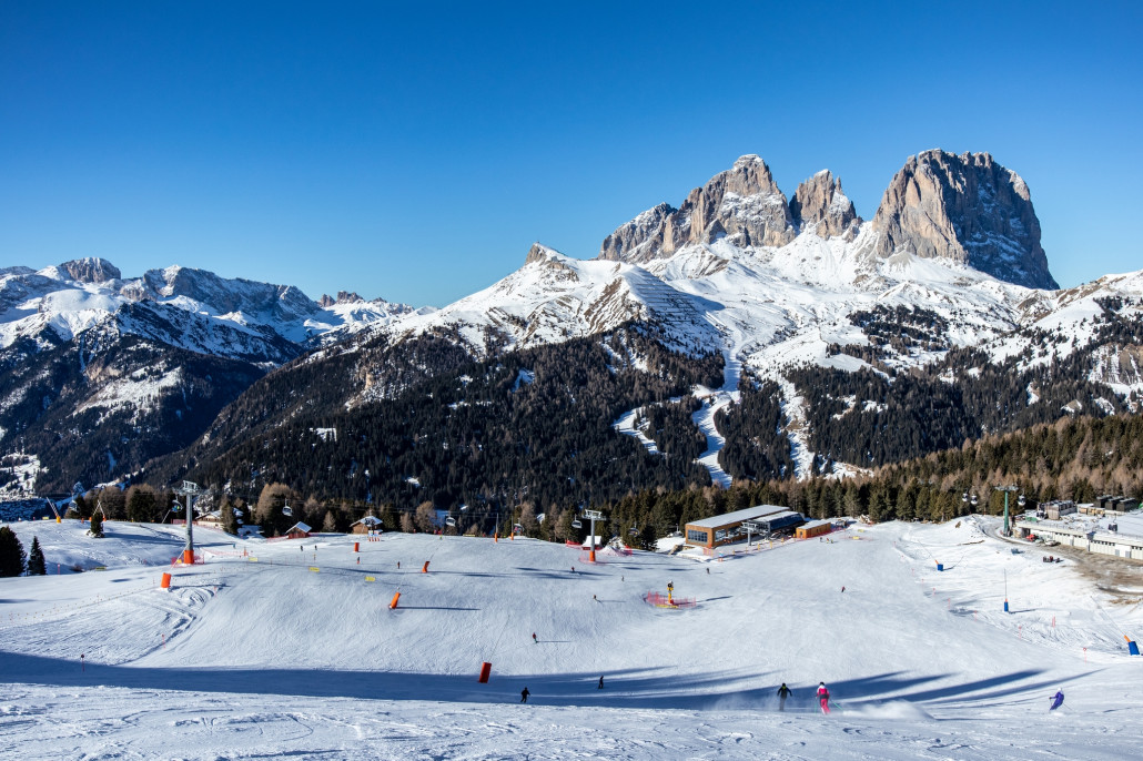 Am Belvedere gibt es sehr viele "abgefahrene" Pisten.
