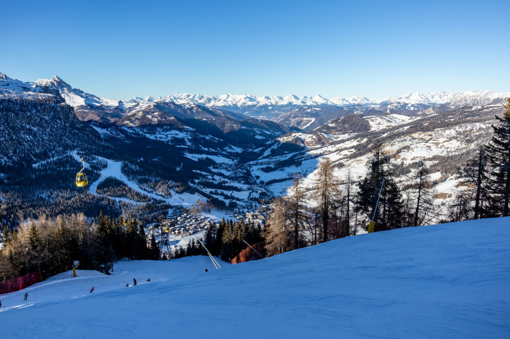 Auf der Gran Risa kurz vor dem abgesperrten Teil.