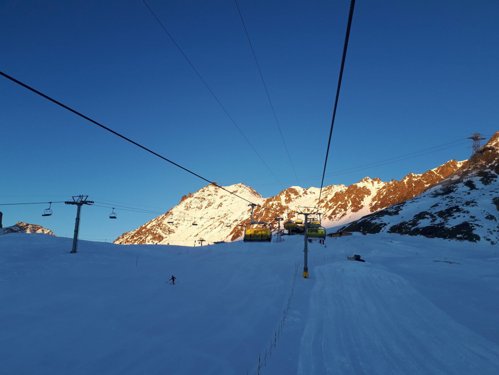 Morgens um 8 Uhr noch schattig