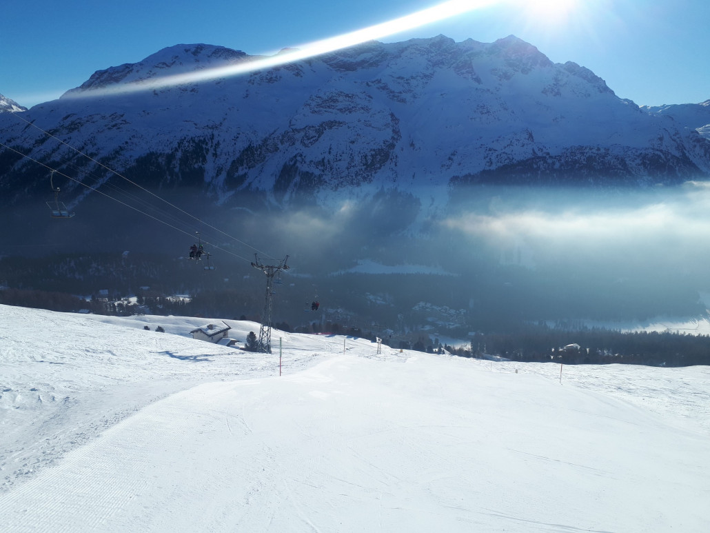 Die Talabfahrt zum 2er Sessel ist ein schöner Ausflug