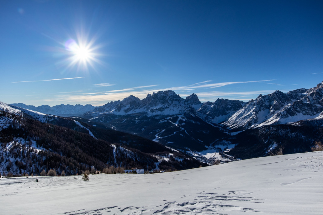 Blick vom Helm auf die Rotwand.