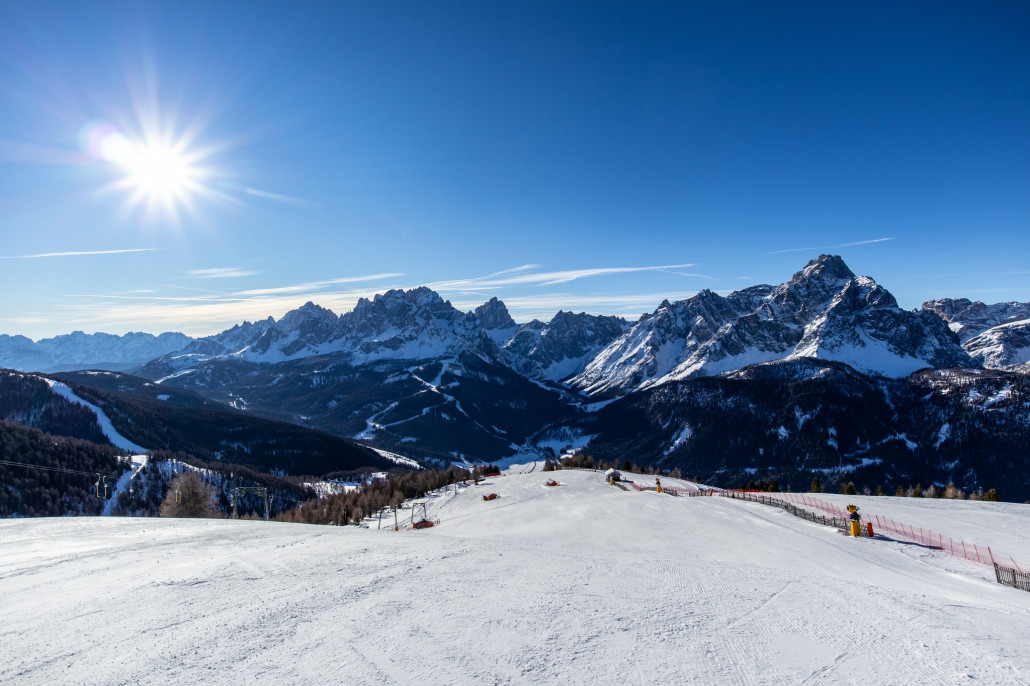 Auf der 12 in Richtung Sexten.