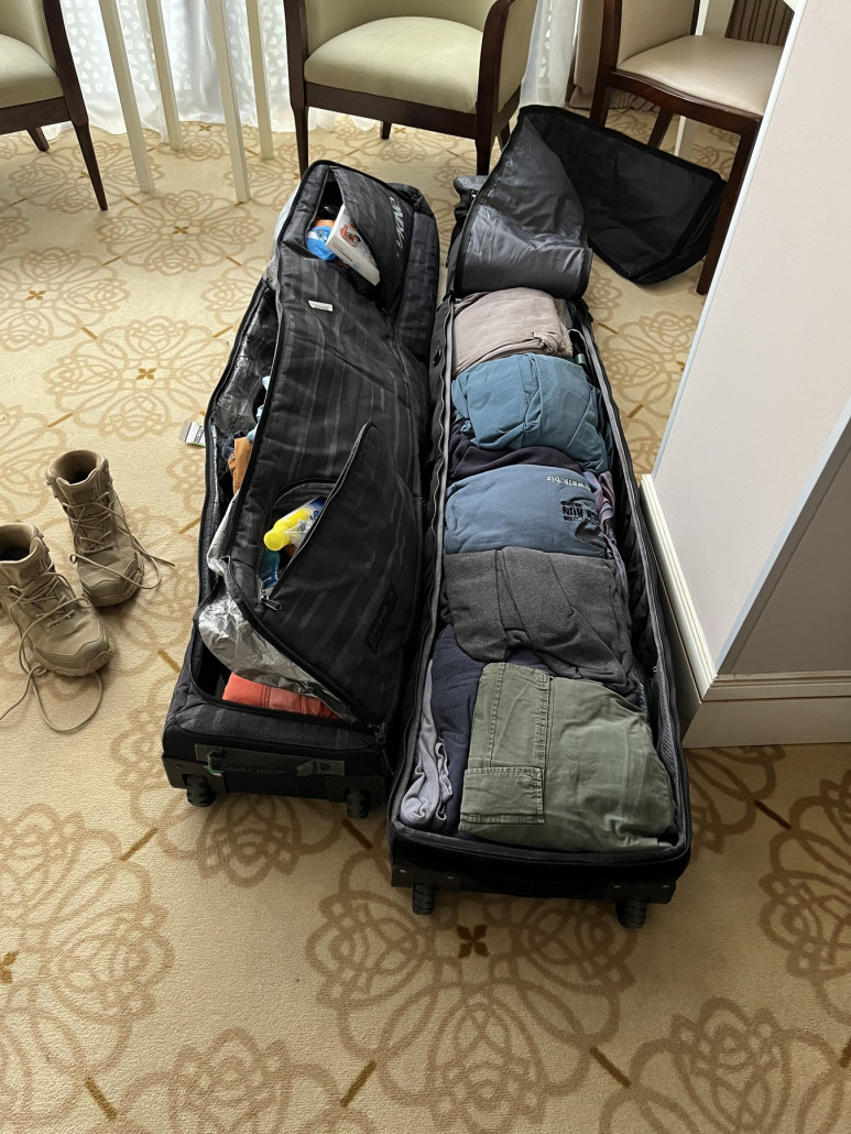 „Kriegsgerät“ 4 Snowboards &amp; Klamotten