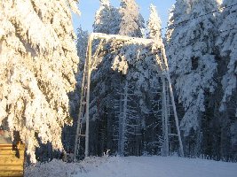 Letzte Stütze des Panoramaliftes