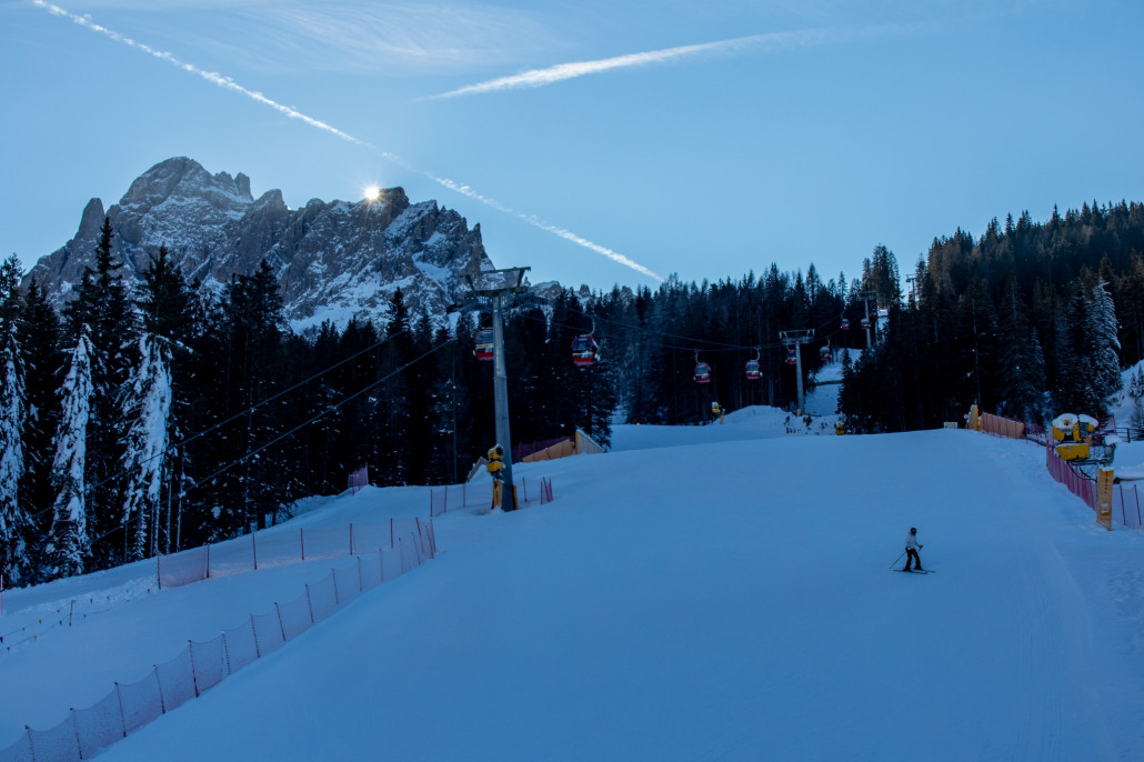 Die 10 liegt im Dezember fast komplett im Schatten (ganztägig).