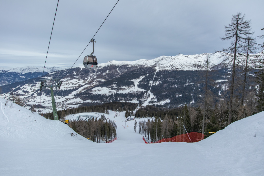 Schwarze Abfahrt 3a an der Rotwand.