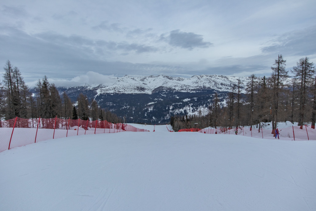 Die Trainingspiste 5a hatten wir heute für uns alleine.