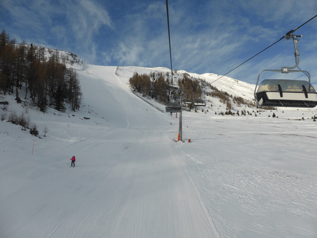 in der Speiereck-Gipfelbahn, hier gab es auch mal Wartezeiten