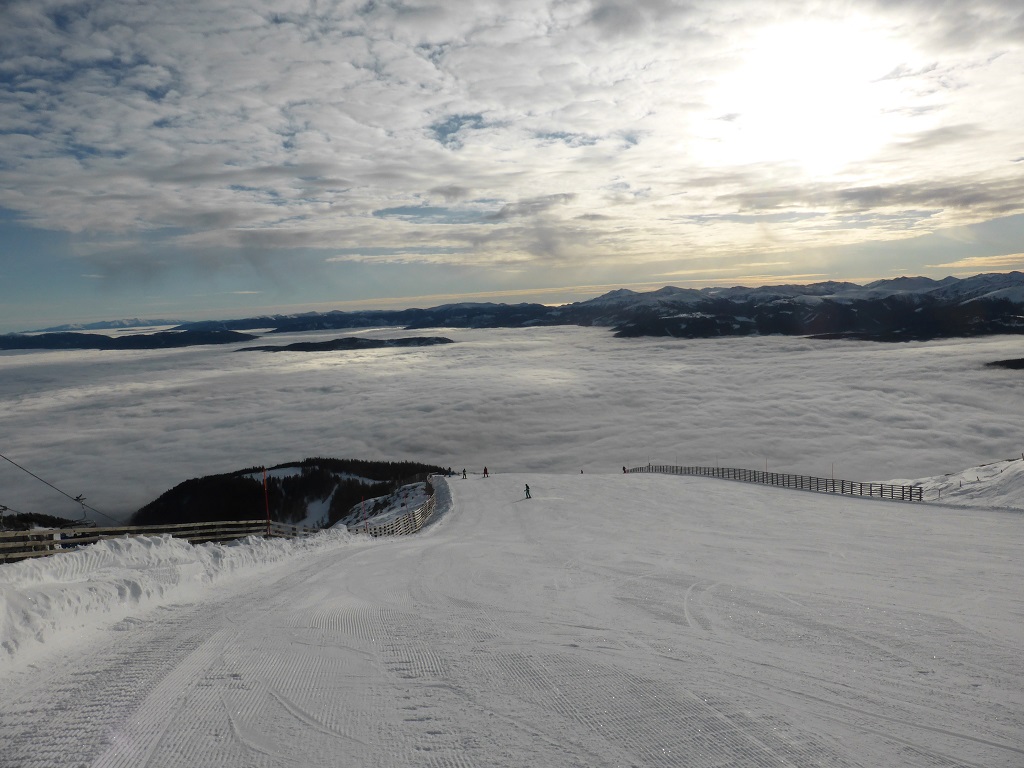 die dazugehörige Piste, war am Morgen super zu fahren
